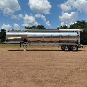 drop deck bulk feed trailer for sale from ledwell
