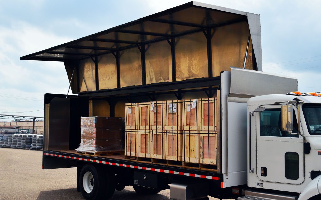 Truck Body Manufacturer Ledwell patented Gull Wing