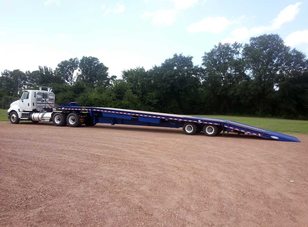 Ledwell custom hydraulic trailer with tractor