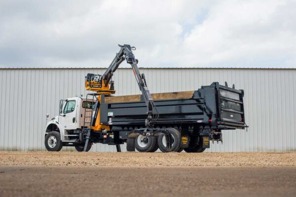 Ledwell Dump Truck with grapple loader by Rotobec dealer