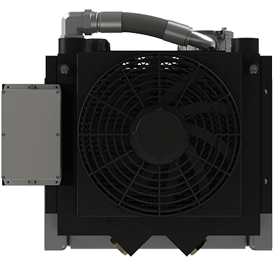 Ledwell Severe Duty Hydraulic Cooler - Side View
