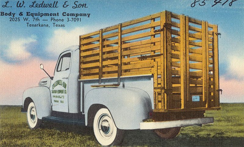 Ledwell original pickup rack stake bed truck